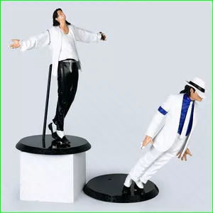 HT3 Michael Jackson Garage Kits Hát Moonwalk màu trắng phù hợp với Đồ trang trí trang trí máy tính để bàn TH3