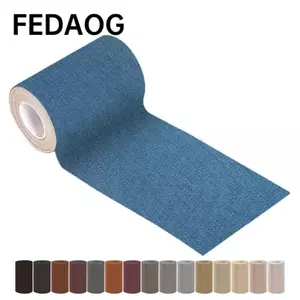 Băng sửa chữa vải lanh FEDAOG, Vải vá vải lanh chống thấm nước tự dính, Miếng dán sửa chữa vải lanh chống mài mòn 7.6 * 200CM sáng tạo cho đồ nội thất, ghế Sofa, ghế ô tô, hộp, đồ thủ công