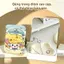 Gương gập trang điểm cô gái Q tóc vàng đội mũ hải quân năng động tiện mang đi