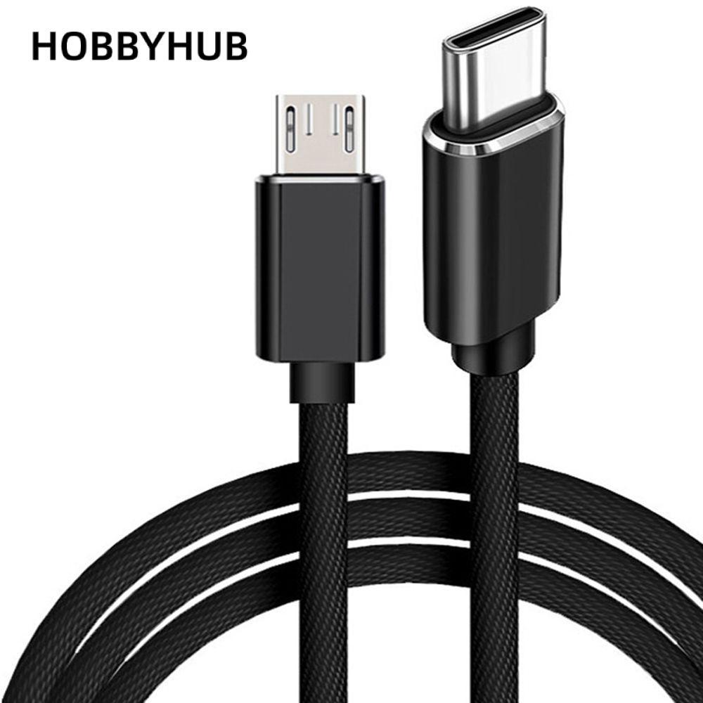 HOBBYHUB USB Type C Sang Micro USB Cáp 1M Bộ Chuyển Đổi OTG QC4.0 Sạc Nhanh Cho Điện Thoại Laptop PC