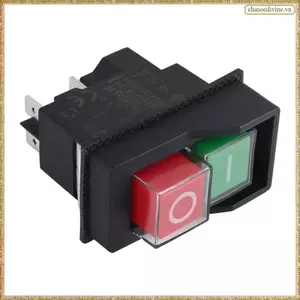 Công tắc điện từ Nút nhấn cho dụng cụ làm vườn KJD17 220V 4 chân -Terminals