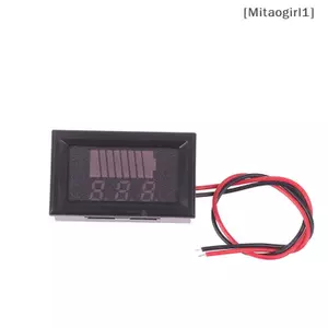 Chỉ báo sạc pin 12V 24V 36V 48V 60V Vôn kế thử nghiệm Lithium [Vn]