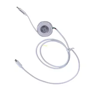 Btsg 65W Type C sang Type C Cáp dữ liệu có thể mở rộng có thể thu vào cho điện thoại thông minh Máy tính bảng và bảng điều khiển chơi game Dây sạc 48