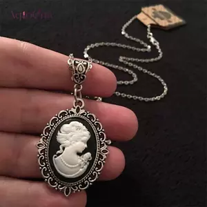 AqToCna Vẻ Đẹp Cameo Nelace Gothic Trang Sức Vintage Victoria Khắc Vẻ Đẹp Quyến Rũ Choker Dành Cho Nữ Cô Gái AqToCna