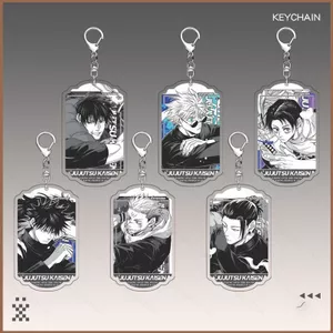 SQ11 Jujutsu Kaisen Gojo Satoru Acrylic Móc Khóa Fushiguro Megumi Mặt Dây Chuyền Cho Ba Lô Túi Charm & Chìa Khóa