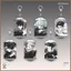 SQ11 Jujutsu Kaisen Gojo Satoru Acrylic Móc Khóa Fushiguro Megumi Mặt Dây Chuyền Cho Ba Lô Túi Charm & Chìa Khóa