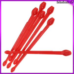 6 Chiếc Móc Dụng Cụ Câu Cá Phụ Kiện Tẩy Phụ Kiện 15.40X1.30X1.30CM Đỏ Pp