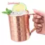 500ml 100% Đồng Moscow Mule Mug Cotail Cup Búa Đồng Cốc Bia Cốc Cà Phê Cốc Sữa Thanh Cốc Đồ Uống Thép Không Gỉ Bền