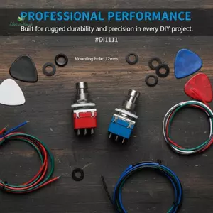 1 / 3 Nút Chuyển Đổi Trực Tiếp Công Tắc 9 Pin 3PDT Chốt Đàn Guitar Hiệu Ứng Guitar Hộp Bàn Đạp Stomp Foot True Bypass mới