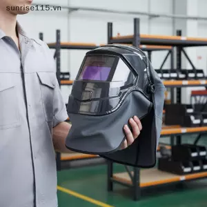SRVN 1 Bộ Mũ Bảo Hiểm Hàn Chống Thấm Nước Có Bib Press Fit Seal Phụ Kiện Hàn Cho Công Việc Sửa Chữa Dây Bảo Trì Hàn Ngoài Trời.