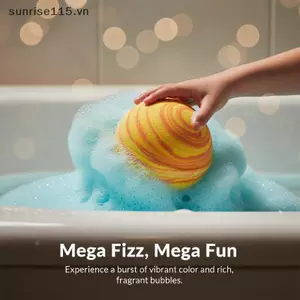 SRVN Kids Mega Bubble Bath s 12 chiếc với đồ chơi đại dương tự nhiên và bất ngờ để đi tắm.