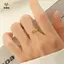 Nhẫn hoa hồng bằng thép không gỉ độc đáo dành cho các sự kiện trang sức kim loại thời trang [Mina]