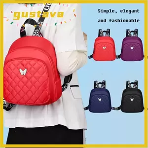 Ba lô giọng bướm GUSTAVA, Ba lô thông thường thiết kế chần bông bướm, Ba lô nhẹ nhiều màu tính năng thiết thực