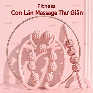 Con Lăn Massage Fitness - Dụng Cụ Giúp Thư Giãn Cơ Bắp , Giãn Cơ Hiệu Quả Sau Tập Yoga, Gym, Pilates Và Thể Dục