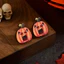 Bộ 5 Đôi Halloween Sáng Tạo Ngộ nghĩnh Bằng Gỗ Dễ Thương In Hình Bí Ngô Cảm Xúc Gói Bông Tai