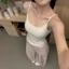 Kem dưỡng mùa hè màu vàng có miếng đệm ngực Mặc ngoài Slim-fit Chống chói Đáy bên trong có miếng đệm ngực Sling ZE3G