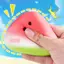POWER Đồ chơi Fidget dưa hấu dễ thương Đồ chơi đàn áp phục hồi chậm Chống căng thẳng Trái cây tăng chậm Đồ chơi bóp giảm căng thẳng mềm mại.