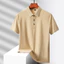 21 Màu Sắc Liền Mạch Nhiều Lớp Nylon Băng Lụa Ngắn Tay Áo Polo Nam Cao Cấp Áo Sơ Mi Polo Nam Tay Ngắn Áo Sơ Mi Polo Nam K8JF