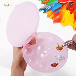 PNPIA- Bảng Màu Móng Tay Nghệ Thuật Có Đế Trưng Bày Nhựa UV Gel Ba Lan Giá Đỡ DIY Vẽ Sơn Món Ăn Dụng Cụ Làm Móng Tay