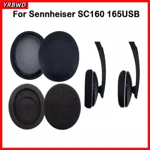 YRBWD 1 Cặp Miếng Đệm Tai, Mút Xốp Nhớ Thoáng Khí, Thay Thế Bịt Tai Nghe Cho Sennheiser SC160 165USB Phụ Kiện Tai Nghe Không Dây