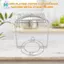 Mạ bạc Cốc cà phê Hob Cốc đựng bát đĩa có thể treo hầu hết 6 cốc và đĩa Giá đỡ kim loại