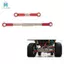 Cần Lái RC Gia Công CNC Hợp Kim Nhôm Lái Liên Kết Thanh Bộ Cho 1608T RC Xe Tải RC RC Lái Liên Kết Bộ