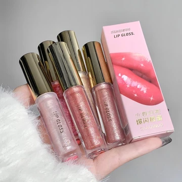 | 【his romand】 | ♡SHAQINUO Dưỡng Ẩm Plumping Nhấp Nháy Son Bóng Nước Gương Son Bóng Dưỡng Ẩm Dưỡng Ẩm Môi Dudu Glass Lip♘