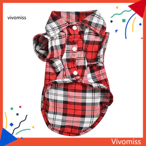 Dễ Thương Cho Thú Cưng Chó Con Kẻ Sọc Áo Sơ Mi Quần Áo Áo Áo Thun Top Trang Phục Size XS S M L