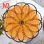 Giỏ Bện Nhựa 7 inch Trái Cây Rau Bánh Quy Hộp Đựng Đen & Cam
