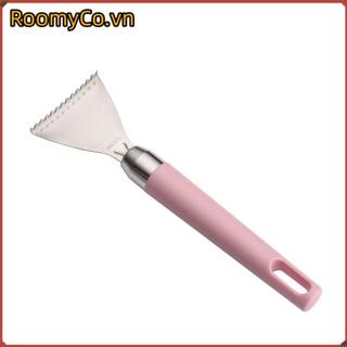 Dụng cụ tẩy vảy cá ROOMYCO, Dụng cụ cạo vảy cá bằng thép không gỉ, Tay cầm ABS Dụng cụ hải sản mịn màng