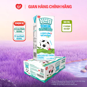 100% sữa tươi KUN thùng 48 hộp chọn vị x 180ml
