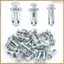 Đai ốc cánh hoa mở rộng 180 chiếc, -20, M5-25, M6-25 Đai ốc kim loại hình cánh hoa, Đai ốc mở rộng hạt cánh hoa Jack Nuts