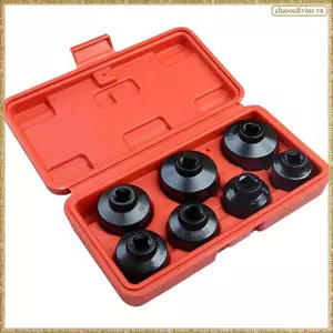 Bộ ổ cắm lọc dầu truyền động 7 CÁI 3 / 8 "Bộ công cụ cờ lê nắp 24, 27, 29, 30, 32, 36, 38mm cho công cụ loại bỏ hiệu quả