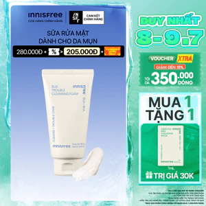 Sữa rửa mặt dành cho da mụn innisfree Bija Trouble Facial Foam 150g