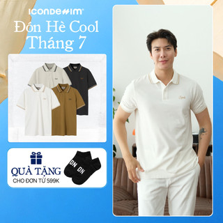 Áo Polo Nam ICONDENIM Họa Tiết Phối Viền Trim Color Form Regular PLID0183