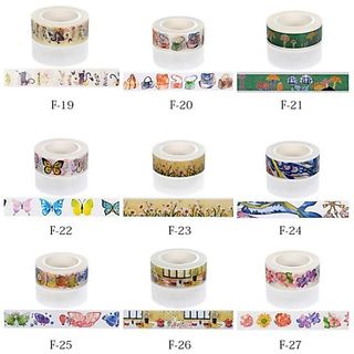 Có Sẵn - Washi Tape Băng Keo Giấy In Hình Trang Trí Đồng Giá 💖 Washitape