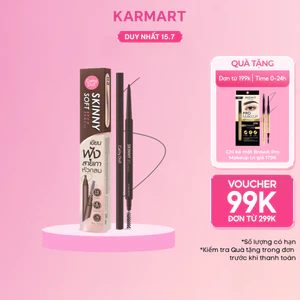 Chì Kẻ Mày Đầu Chì Tròn Siêu Nhỏ Cathy Doll, Chống Nước, Lâu Trôi Skinny Soft Brow Pencil 0.06 g
