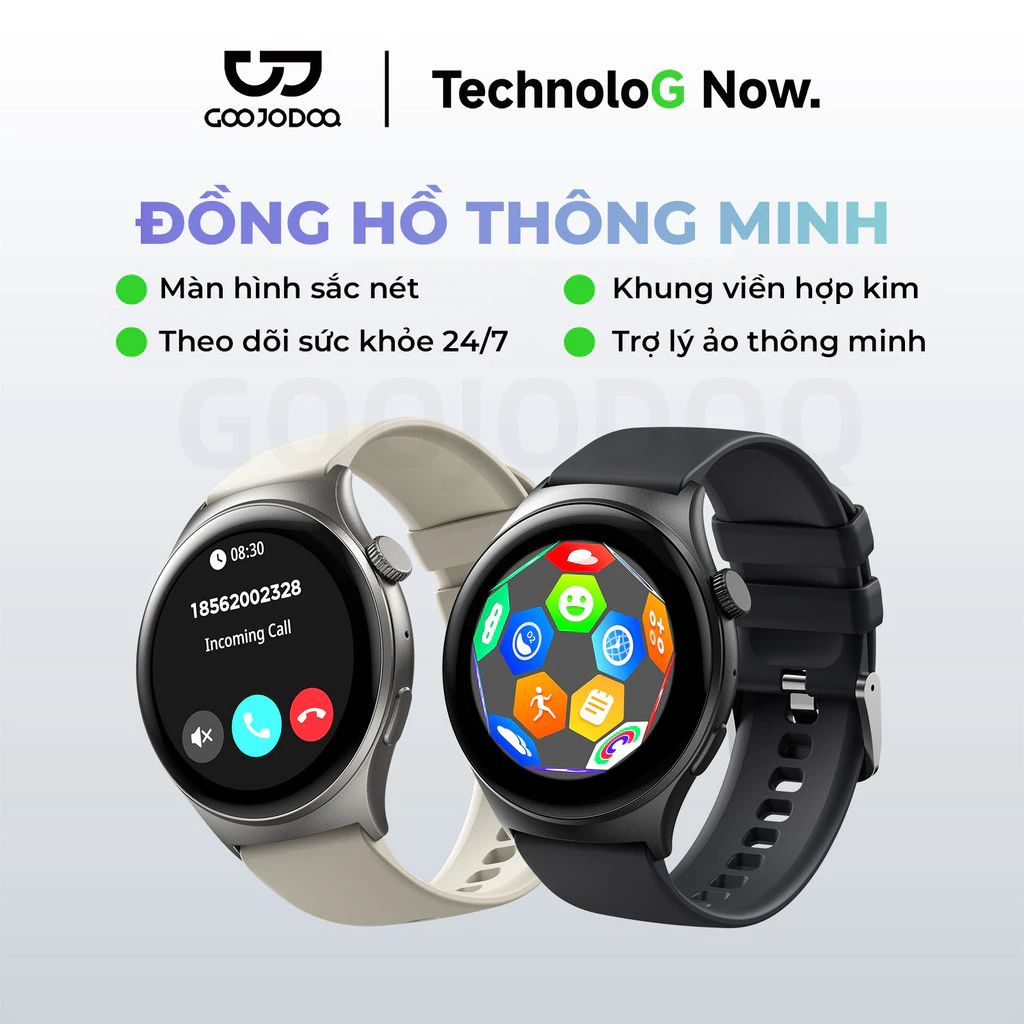 Đồng hồ GOOJODOQ vỏ nhôm nhẹ