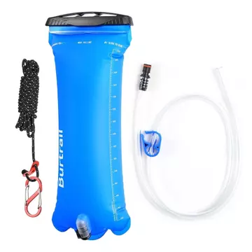 Túi đựng nước Gravity, túi đựng nước 3L tương thích với hệ thống lọc nước, túi đựng cấp bằng trọng lực di động dùng cho cắm trại, đi bộ đường dài, du lịch ba lô, có thể gấp gọn và treo được.