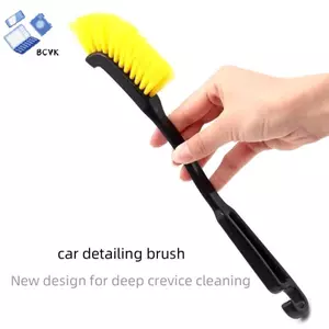 [BCVK] Bàn chải làm sạch vành bánh xe ô tô Bàn chải chi tiết Khăn lau bánh xe đa năng Dụng cụ làm sạch lốp xe Phụ kiện ô tô tốt