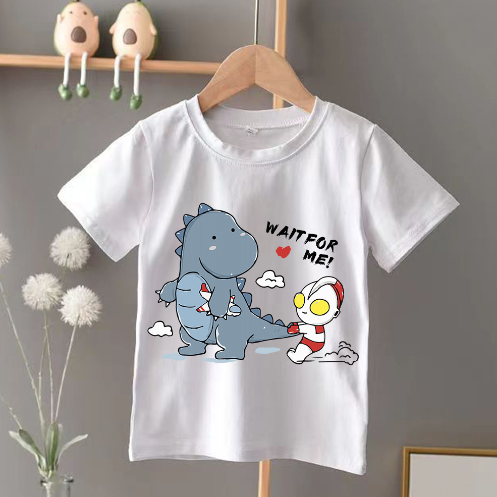 COD 24h ship HERO & MONSTER Áo thun bé trai Cotton hoạt hình dễ thương áo sơ mi trẻ em 1-12