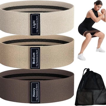 Dây kháng lực dệt kim, dây đàn hồi tập yoga, dây nâng mông, dây tập squat nâng mông, dây kháng lực nâng mông.