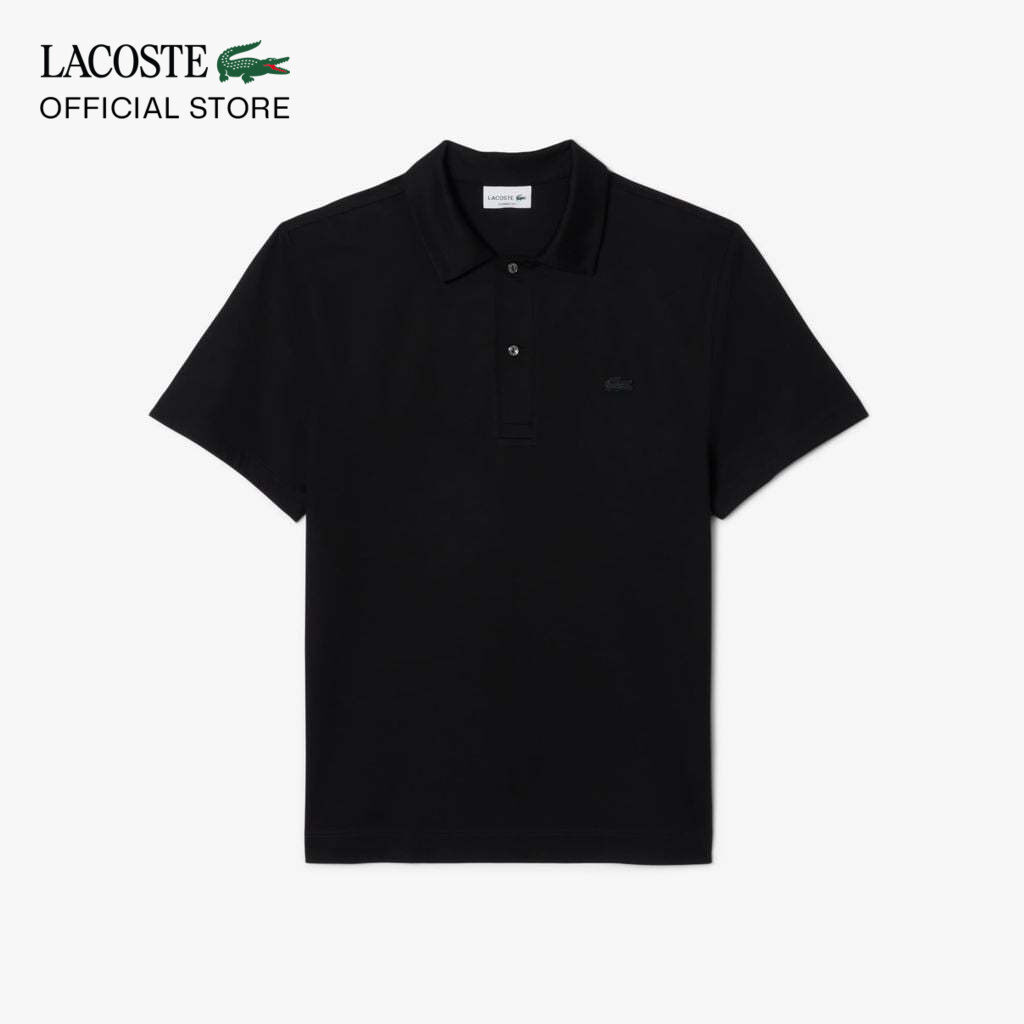 Áo Polo Lacoste Nam Dáng Cổ Điển Cổ Hở Paris Thêu Họa Tiết