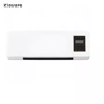 Máy sưởi và máy làm lạnh 2 trong 1 Điều khiển từ xa gắn trên máy sưởi treo tường Máy làm lạnh Màn hình kỹ thuật số Quạt sưởi và làm mát cho trong nhà
