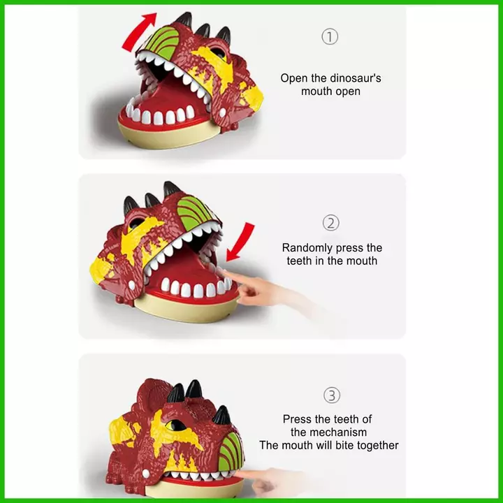 Cắn Ngón Tay Đồ Chơi Bấm Răng Prank Lừa Trò Chơi Cắn Trò Chơi Tương Tác Khủng Long Đ?
