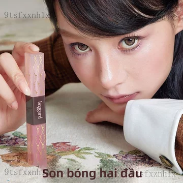 Son môihaggard Son kem lì hai đầu đa năng, hiệu ứng sương mù, lì, dễ phối đồ, dùng được cho cả xuân hè, son môi son bóng