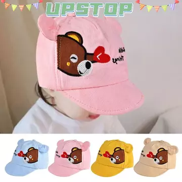 UPSTOPBO Mũ Bóng Chày Cho Bé, Trẻ Em Bé Trai Bé Gái Tập Đi Trẻ Em Mũ Chống Nắng, Mũ Che Nắng Mũ Có Thể Điều Chỉnh Mũ Hoạt Hình Vịt Lưỡi Mũ Ngoài Trời