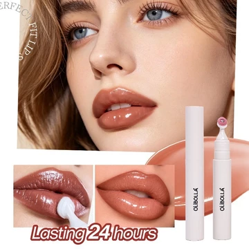 Sang Trọng Bàn Chải Đầu Bóng Nước Son Bóng Tăng Cường Son Bóng Nước Son Bóng Lâu Dài Đôi Đầu Son Bóng