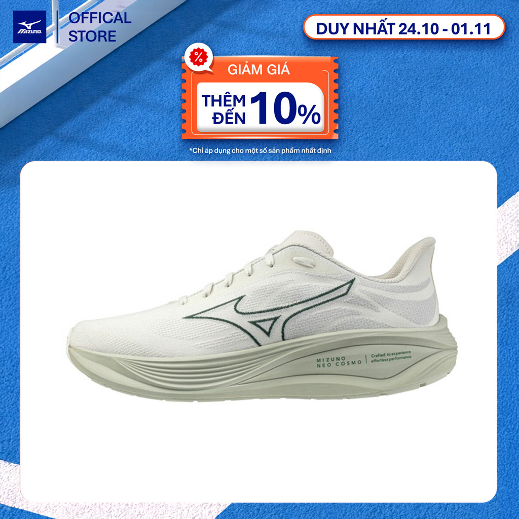 Giày Chạy Bộ Unisex Mizuno Mizuno Neo Cosmo - Trắng Ngà - J1GC251332