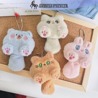 Onetimingfine Hoạt Hình Dễ Thương Sang Trọng Búp Bê Móc Khóa Lông Tơ Mềm Nhồi Bông Ba Lô Túi Mặt Dây Chuyền Móc Khóa Quà Tặng Cho Trẻ Em Bạn Gái VN